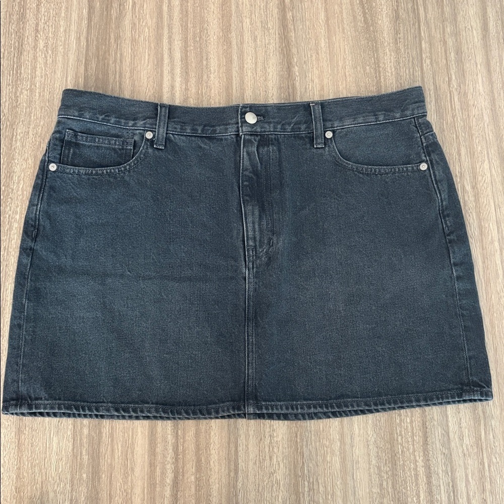 New Madewell 100% Cotton Mini Skirt Size 32 NWT - Picture 5 of 10
